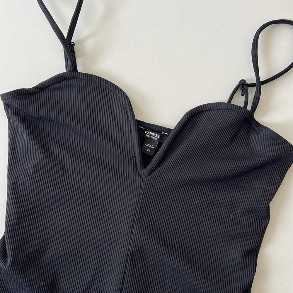Express Ribbed Bodysuit - Picture 2 of 5